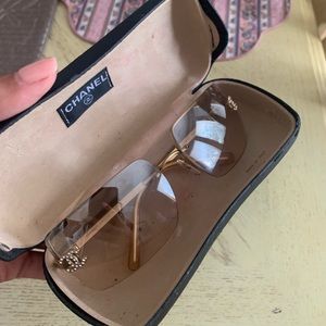 Vintage Authentic Chanel Y2K glasses